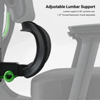 High-Back Mesh Office and Gaming Chair, Black