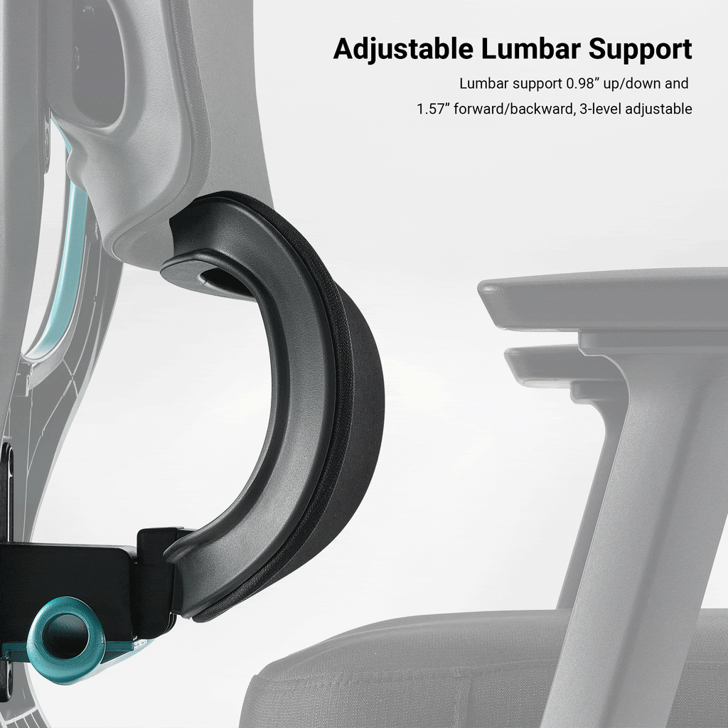 High-Back Mesh Office and Gaming Chair, Black