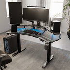 Wing-Shaped Standing Desk (63x23)