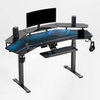 Wing-Shaped Standing Desk (72x23)