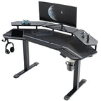 Wing-Shaped Standing Desk (63x23)