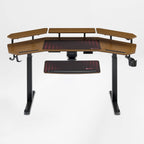Wing-Shaped Standing Desk (72x23)