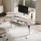 Wing-Shaped Standing Desk (72x23)