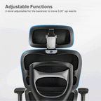 High-Back Mesh Office and Gaming Chair, Black