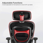 High-Back Mesh Office and Gaming Chair, Black