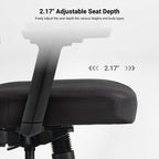 High-Back Mesh Office and Gaming Chair, Black