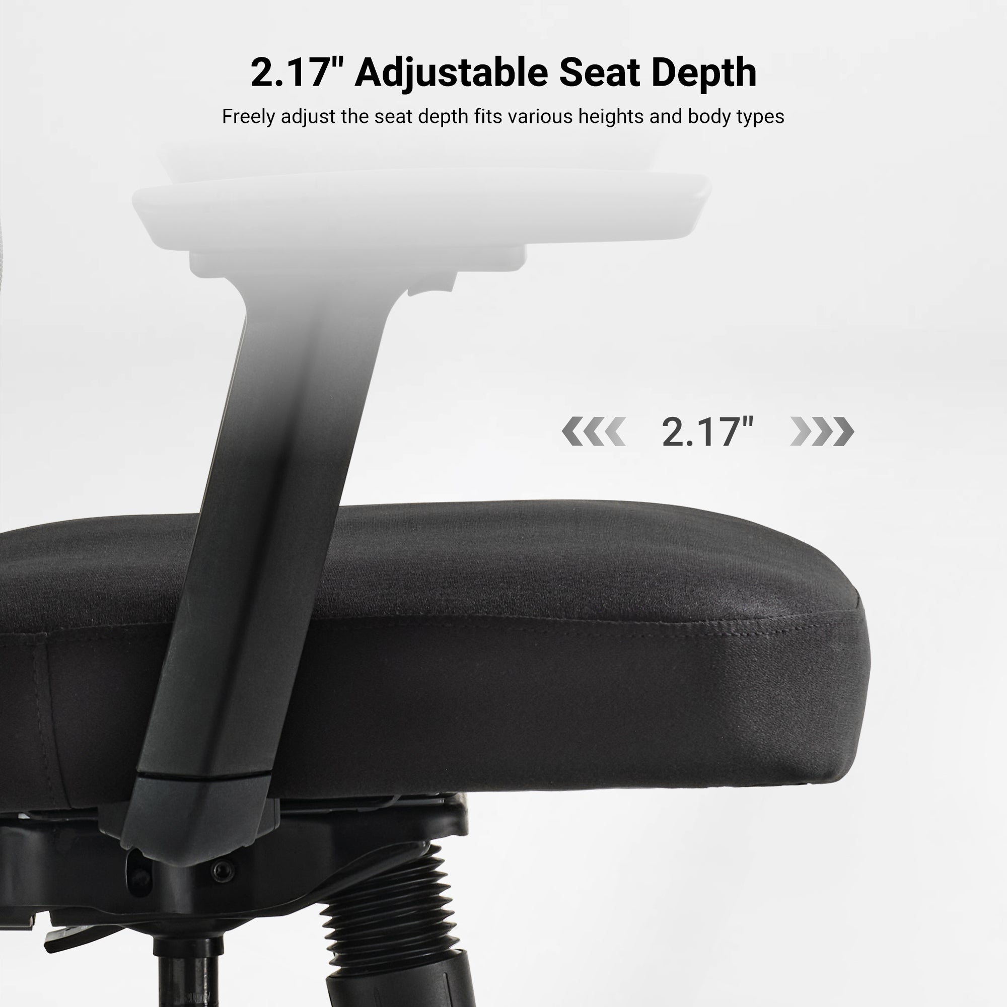 High-Back Mesh Office and Gaming Chair, Black