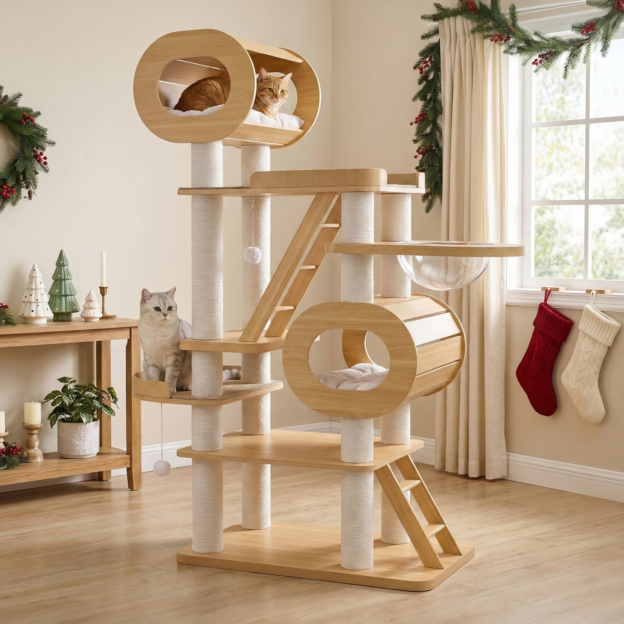 76'' Extra Large Multi-Cat Tree Tower