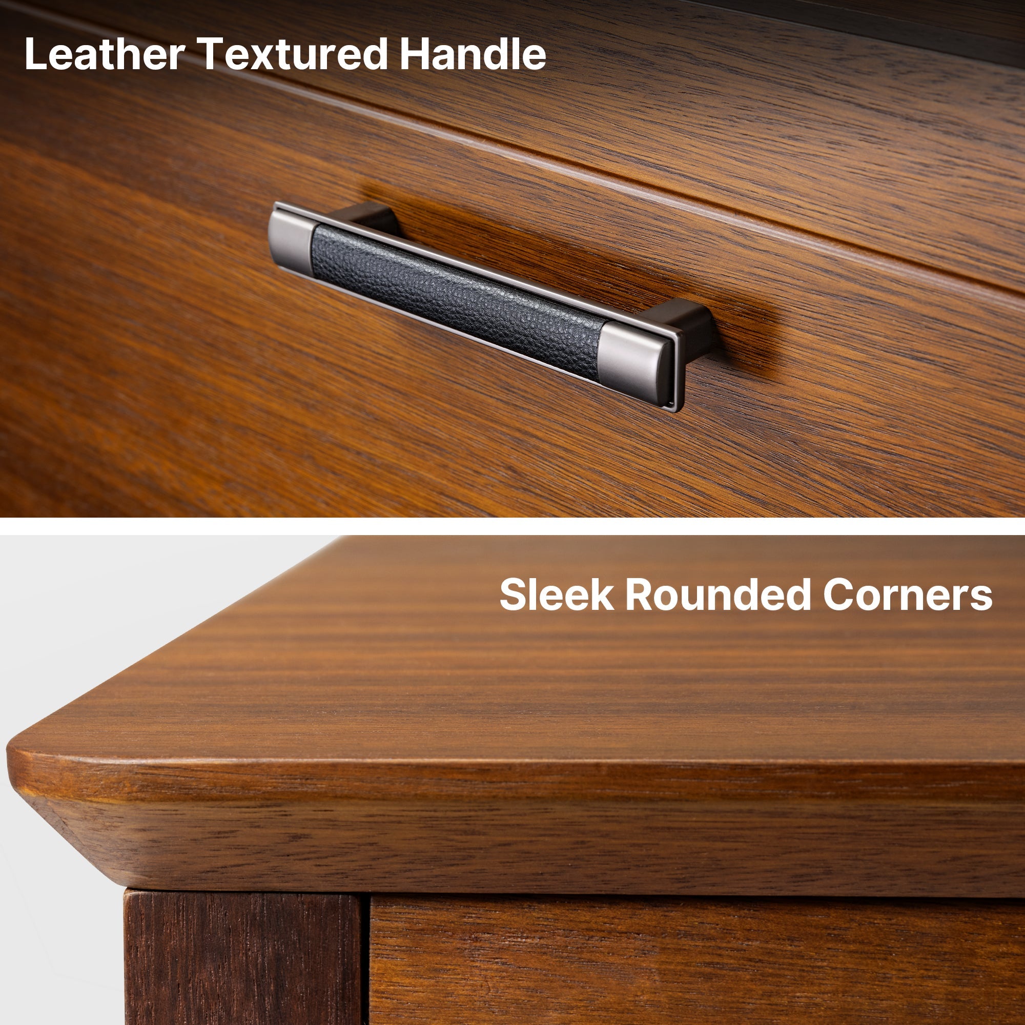 29'' Display File Storage Cabinet, Dark Walnut