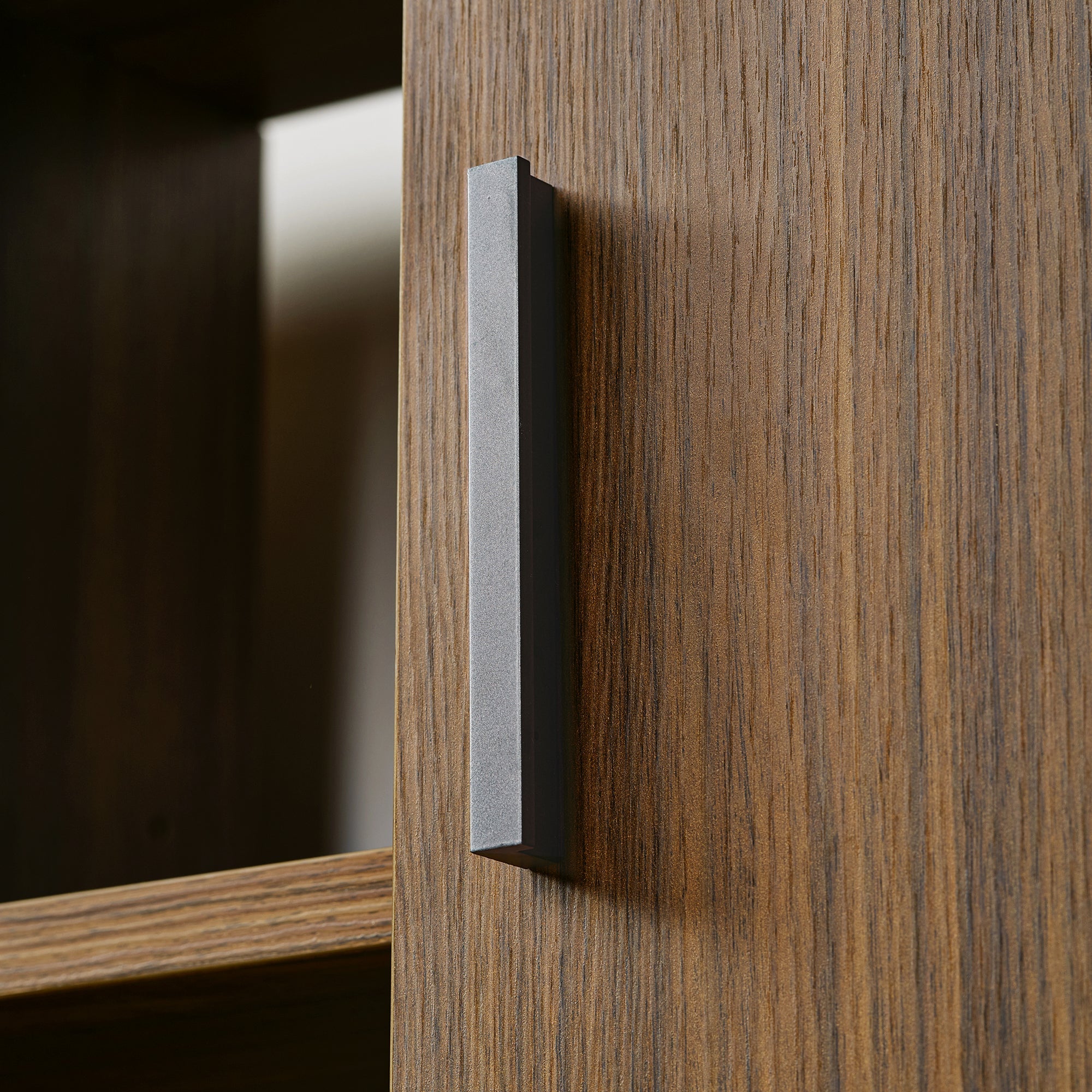 Wood Bookcase Cabinet with Bottom Storage and Adjustable Shelves