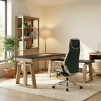 Napa Leather Executive Office Chair - Fully Adjustable