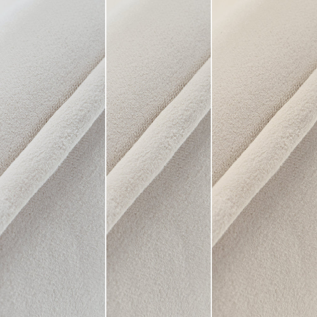 Velvet Dining Chair, Set of 1, Off-White