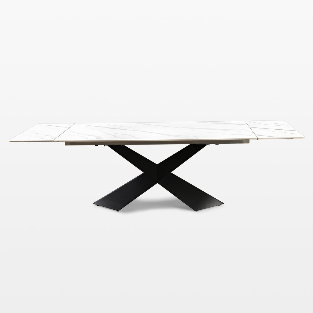 Oval Dining Table with Upholstered Bench, Gray