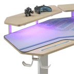 Wing-Shaped Standing Desk (72x23)