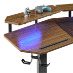 Wing-Shaped Standing Desk (72x23)