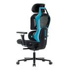 Racing-Style Gaming Chair with Headrest and Lumbar Pillow, Black and Red