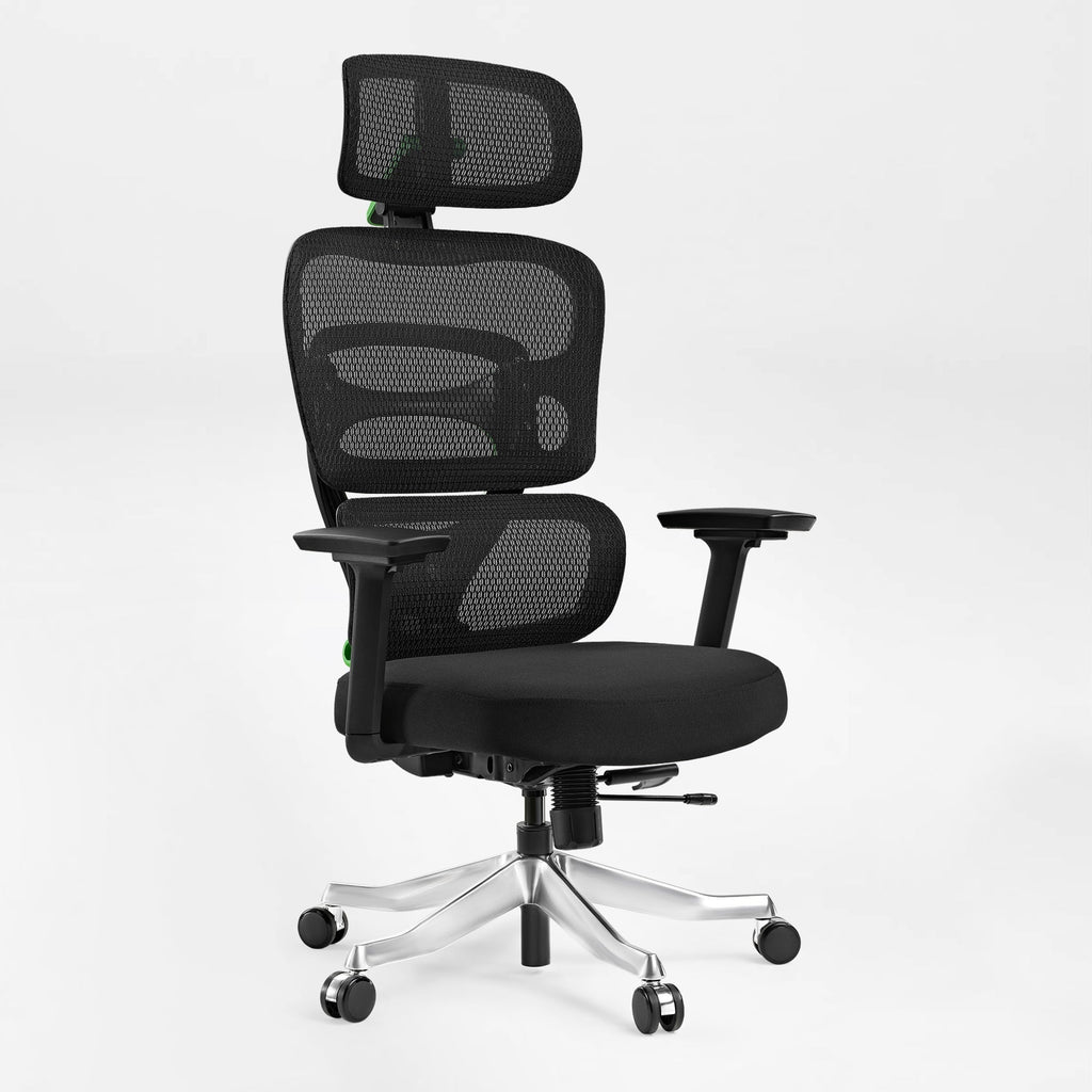 High-Back Mesh Office and Gaming Chair, Black