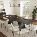 Extendable Rectangular Dining Table, White