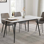 Rectangular Farmhouse Dining Table, Brown