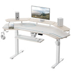 Wing-Shaped Standing Desk (72x23)