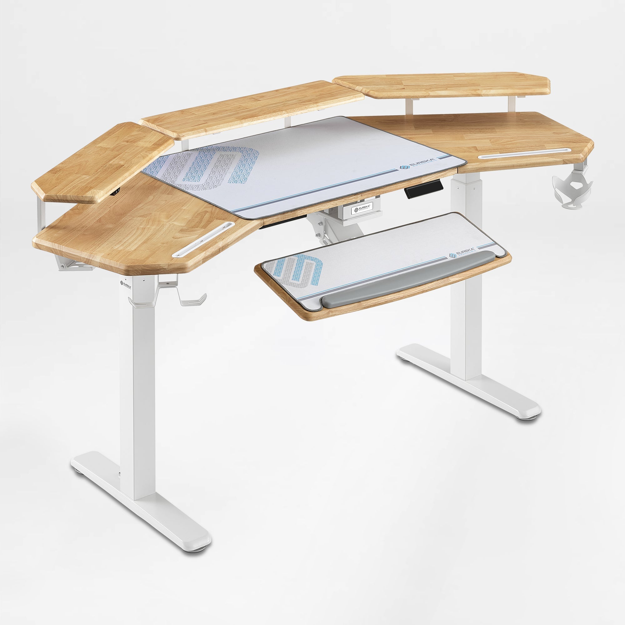 Wing-Shaped Standing Desk (72x23)