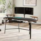 Bureau de studio en forme d'aile (73x23)