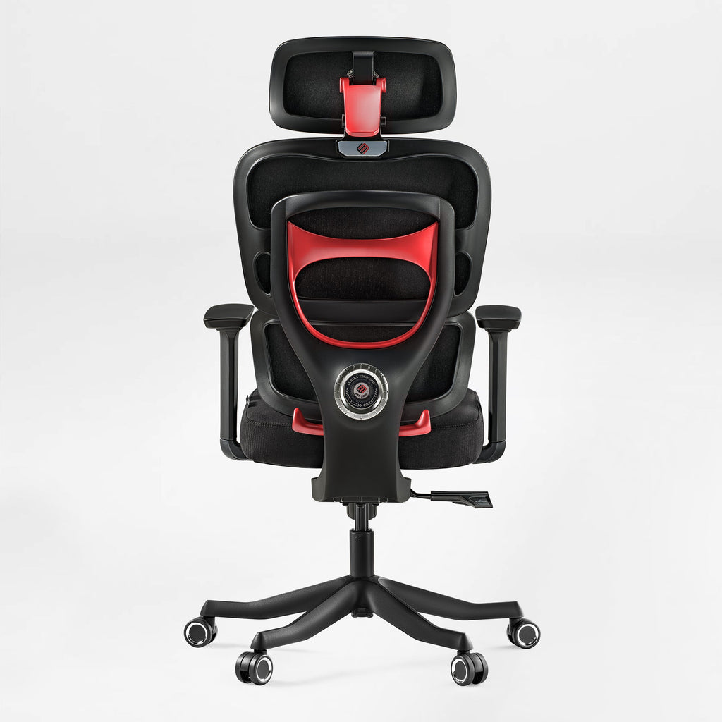 High-Back Mesh Office and Gaming Chair, Black