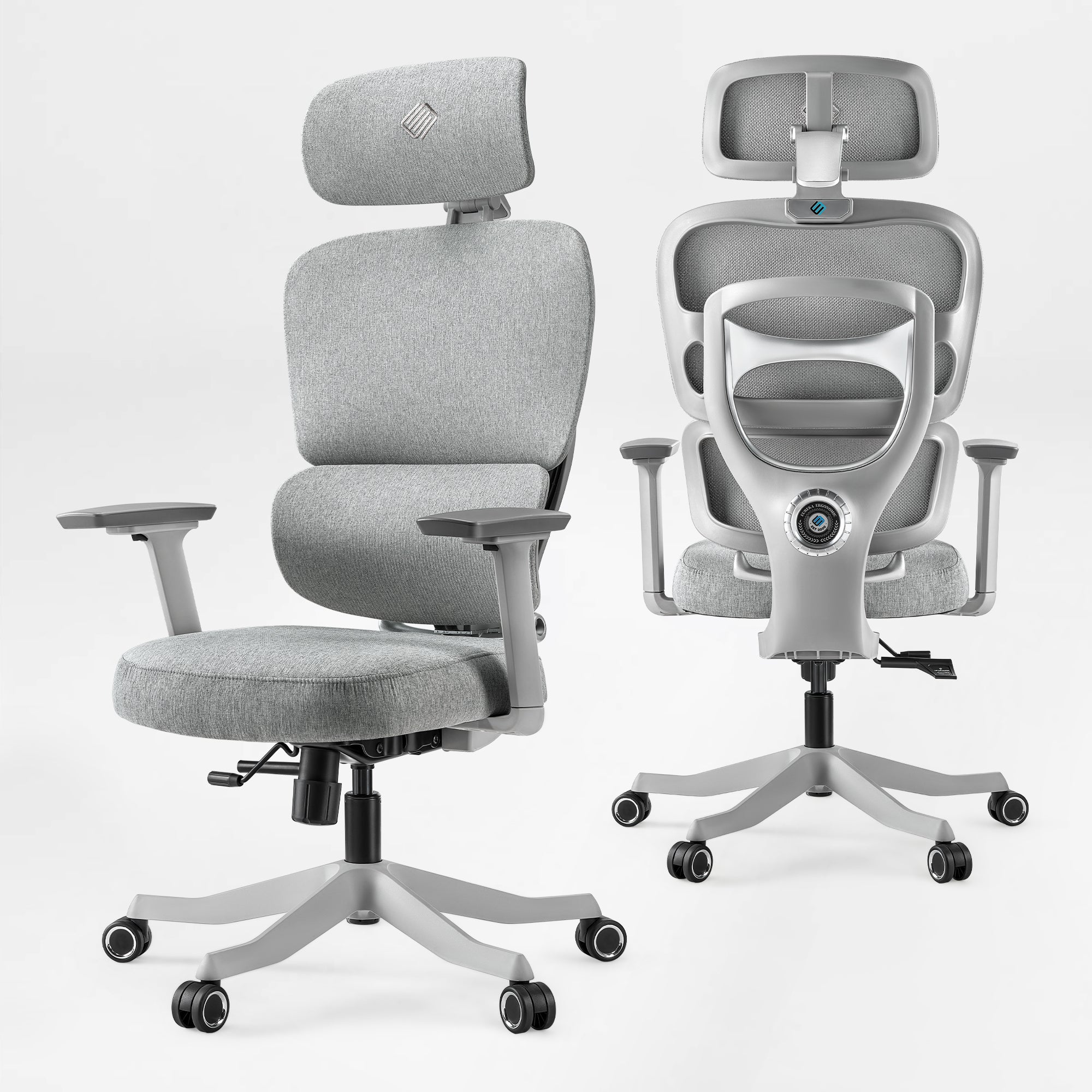 High-Back Mesh Office and Gaming Chair, Black
