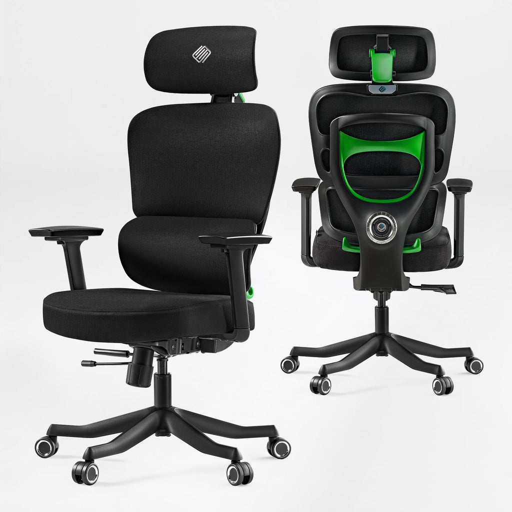 High-Back Mesh Office and Gaming Chair, Black