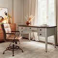 Farmhouse Office Desk with Drawers