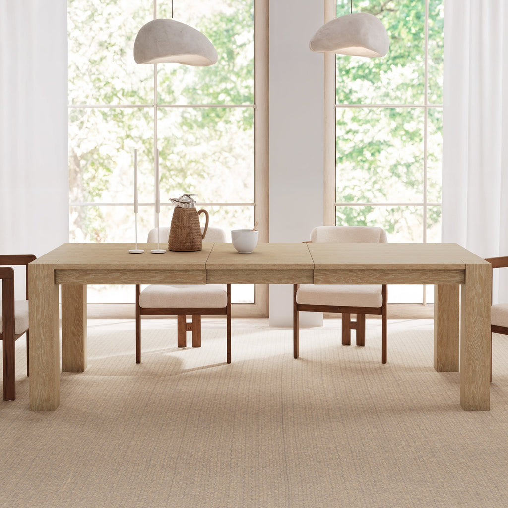 Round Pedestal Dining Table, White