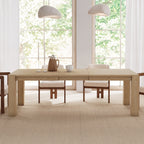 Round Pedestal Dining Table, White