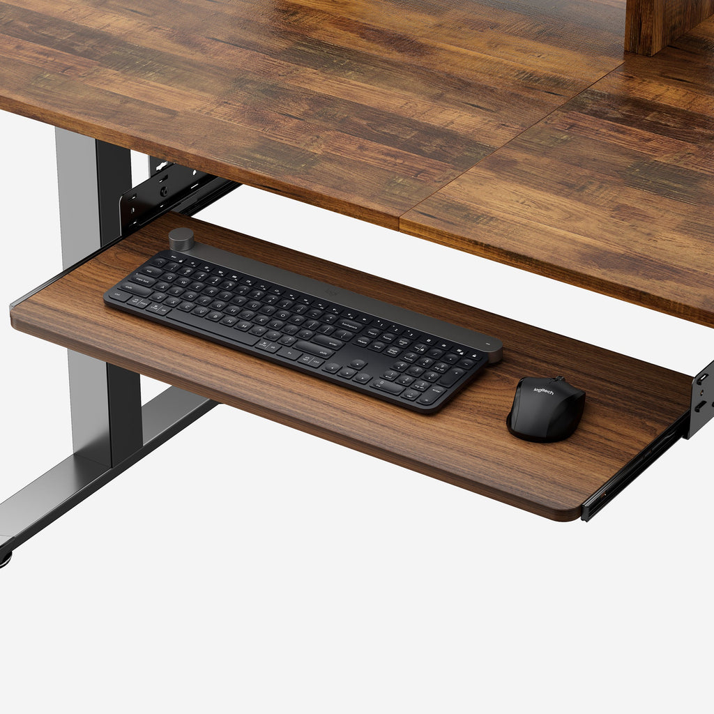 Tiroir clavier coulissant