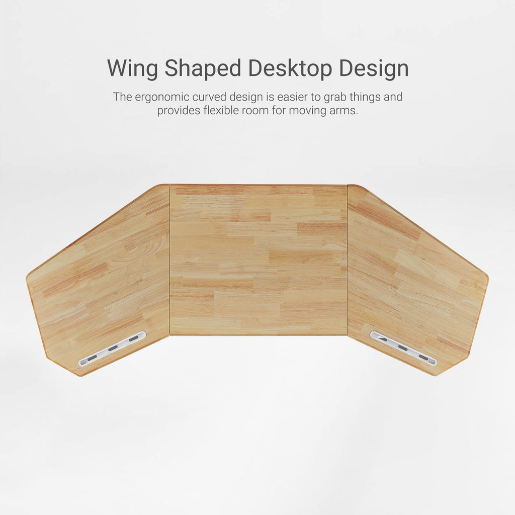 Wing-Shaped Standing Desk (72x23)