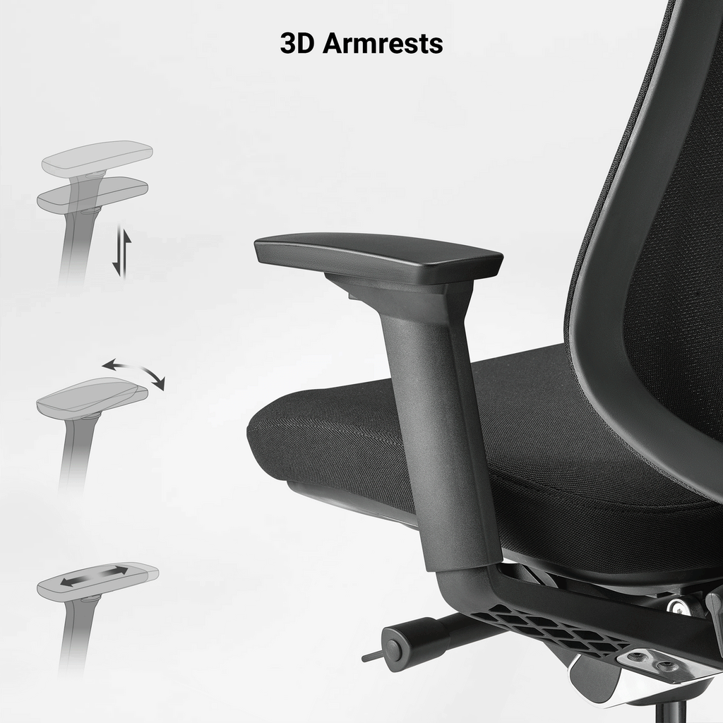 Ergonomic Office Chair - Mesh Modern Silhouette Smart Adjustability