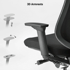 Ergonomic Office Chair - Mesh Modern Silhouette Smart Adjustability