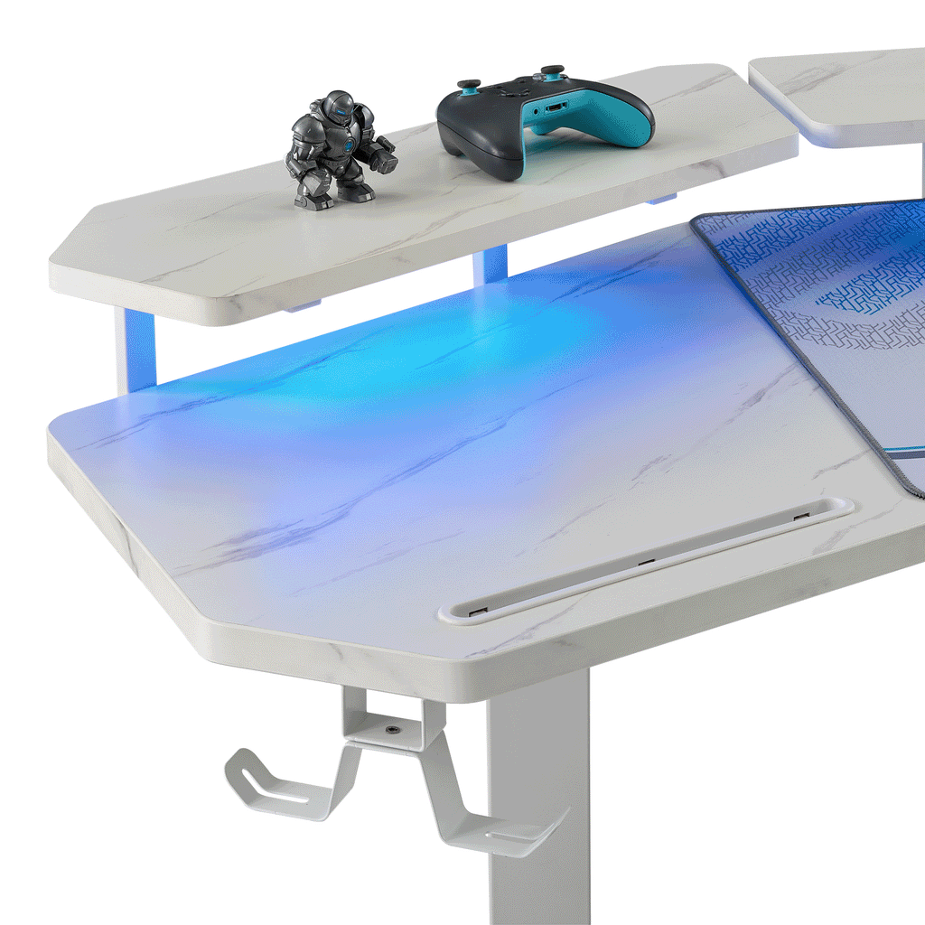 Wing-Shaped Standing Desk (72x23)