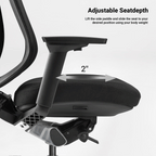 Ergonomic Office Chair - Mesh Modern Silhouette Smart Adjustability