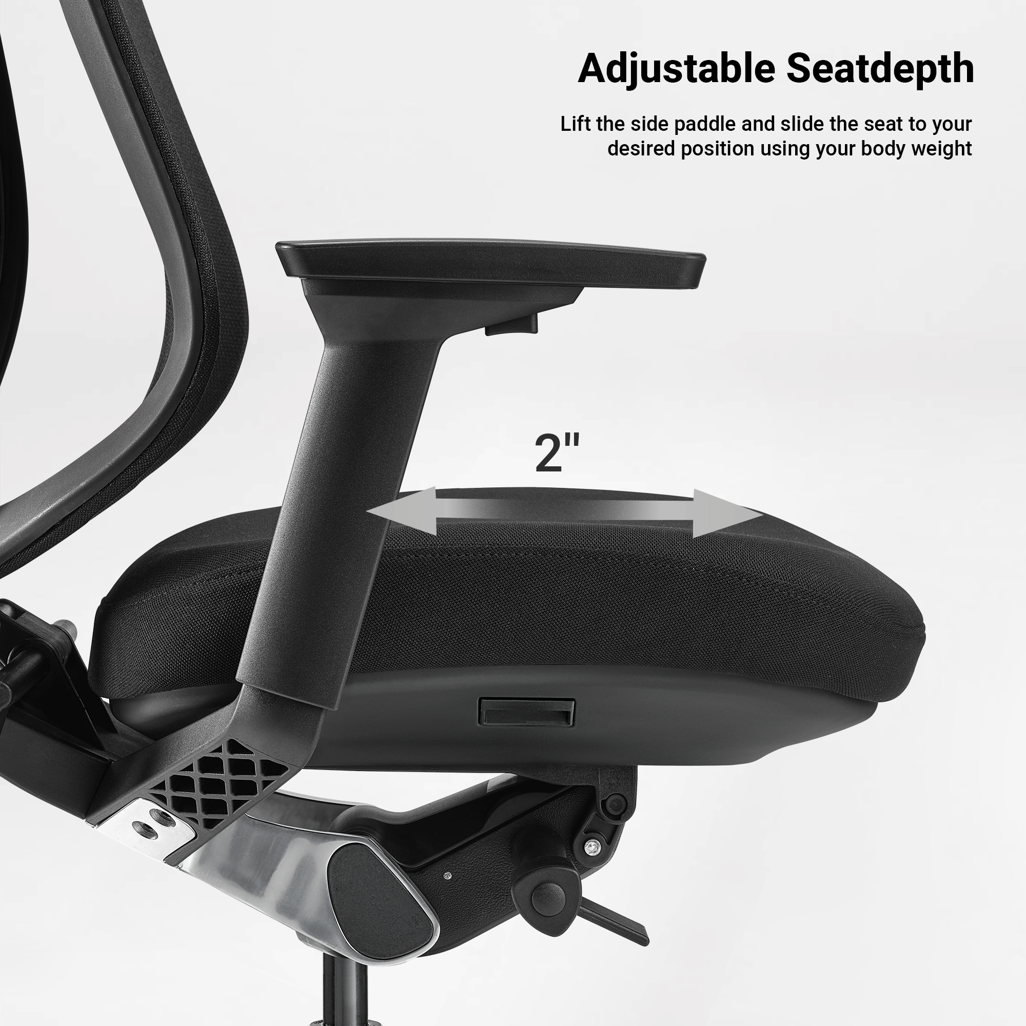 Ergonomic Office Chair - Mesh Modern Silhouette Smart Adjustability