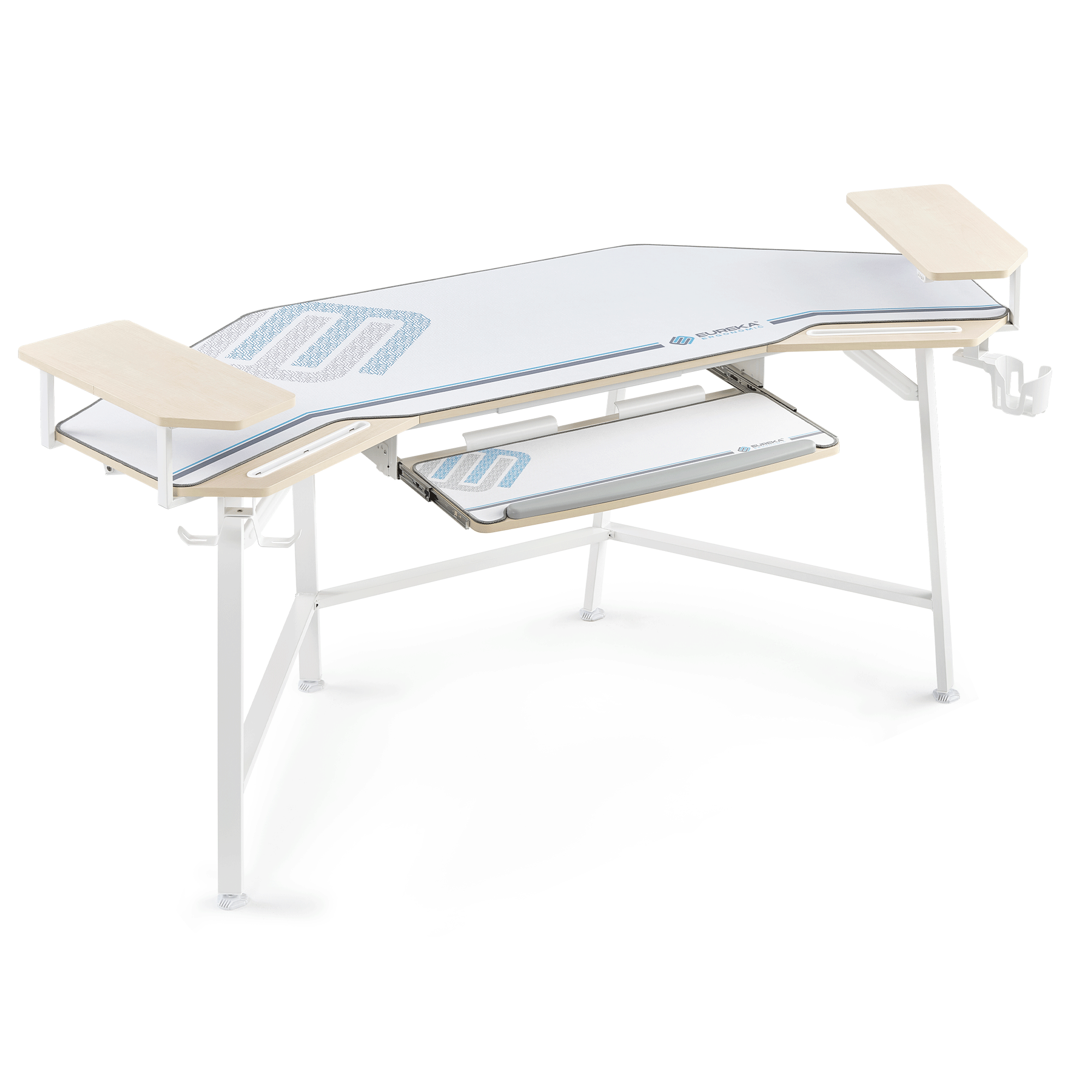 Wing-Shaped Studio Desk (73x23)