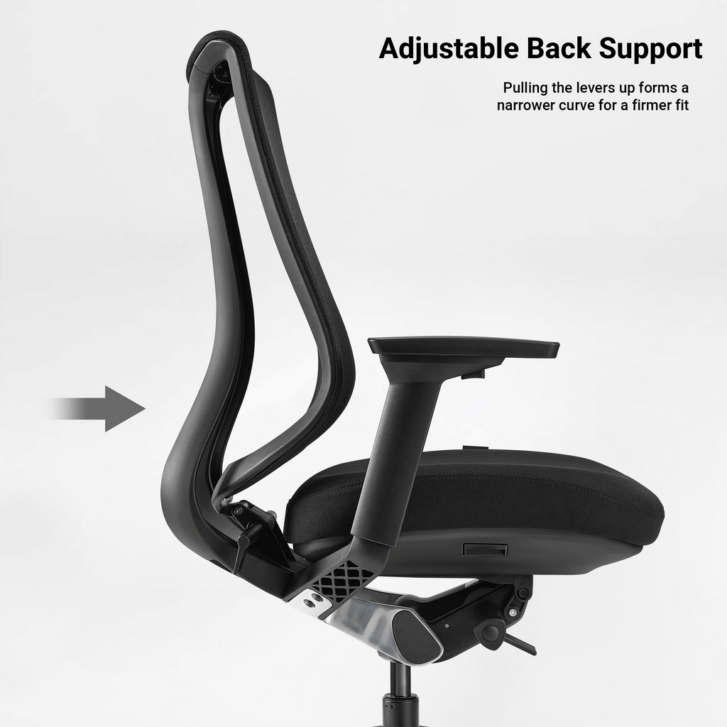Ergonomic Office Chair - Mesh Modern Silhouette Smart Adjustability