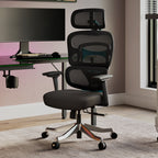 High-Back Mesh Office and Gaming Chair, Black
