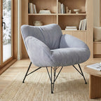 Soft Padded Cozy Lounge Chair, Blue
