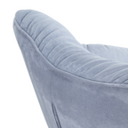 Soft Padded Cozy Lounge Chair, Blue