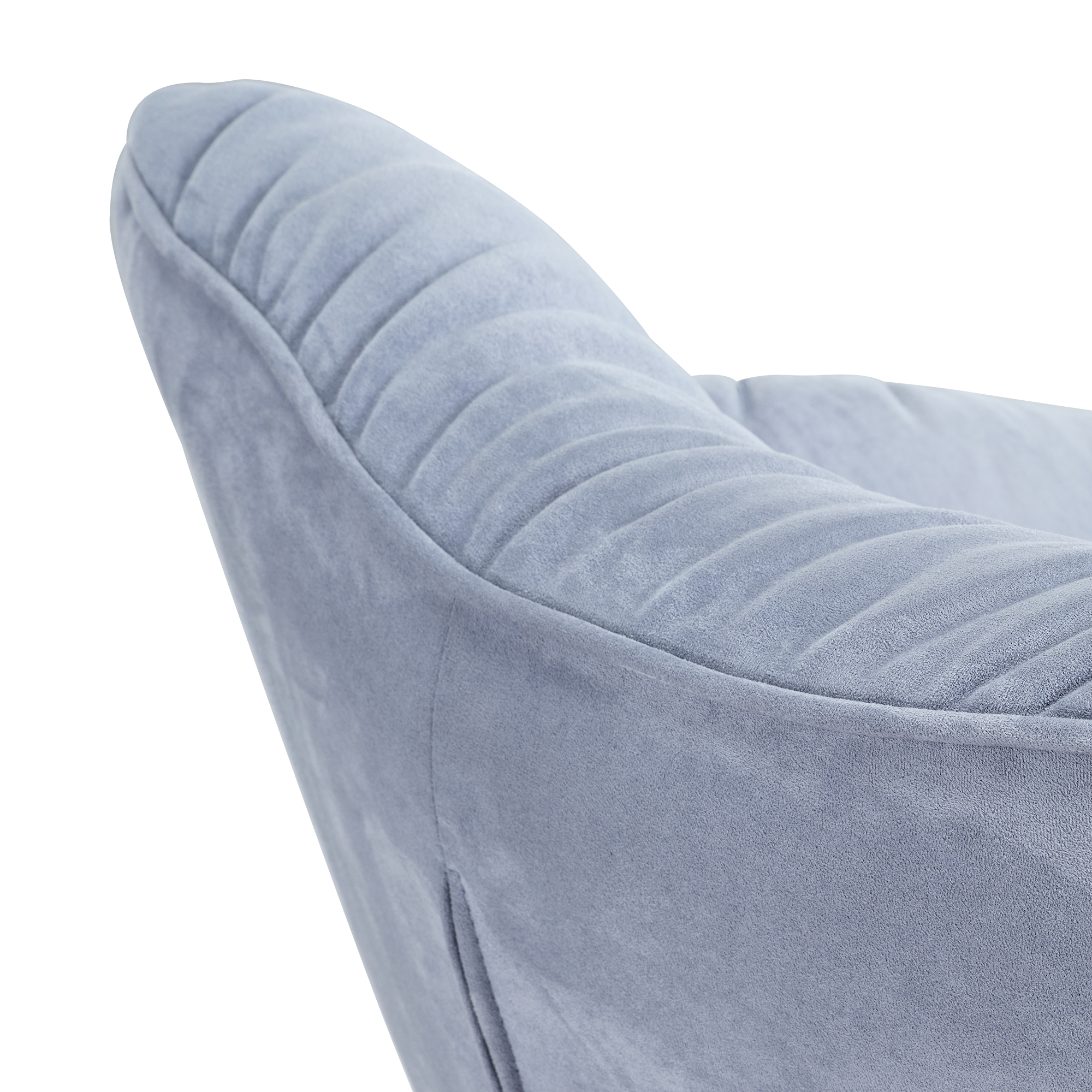Soft Padded Cozy Lounge Chair, Blue