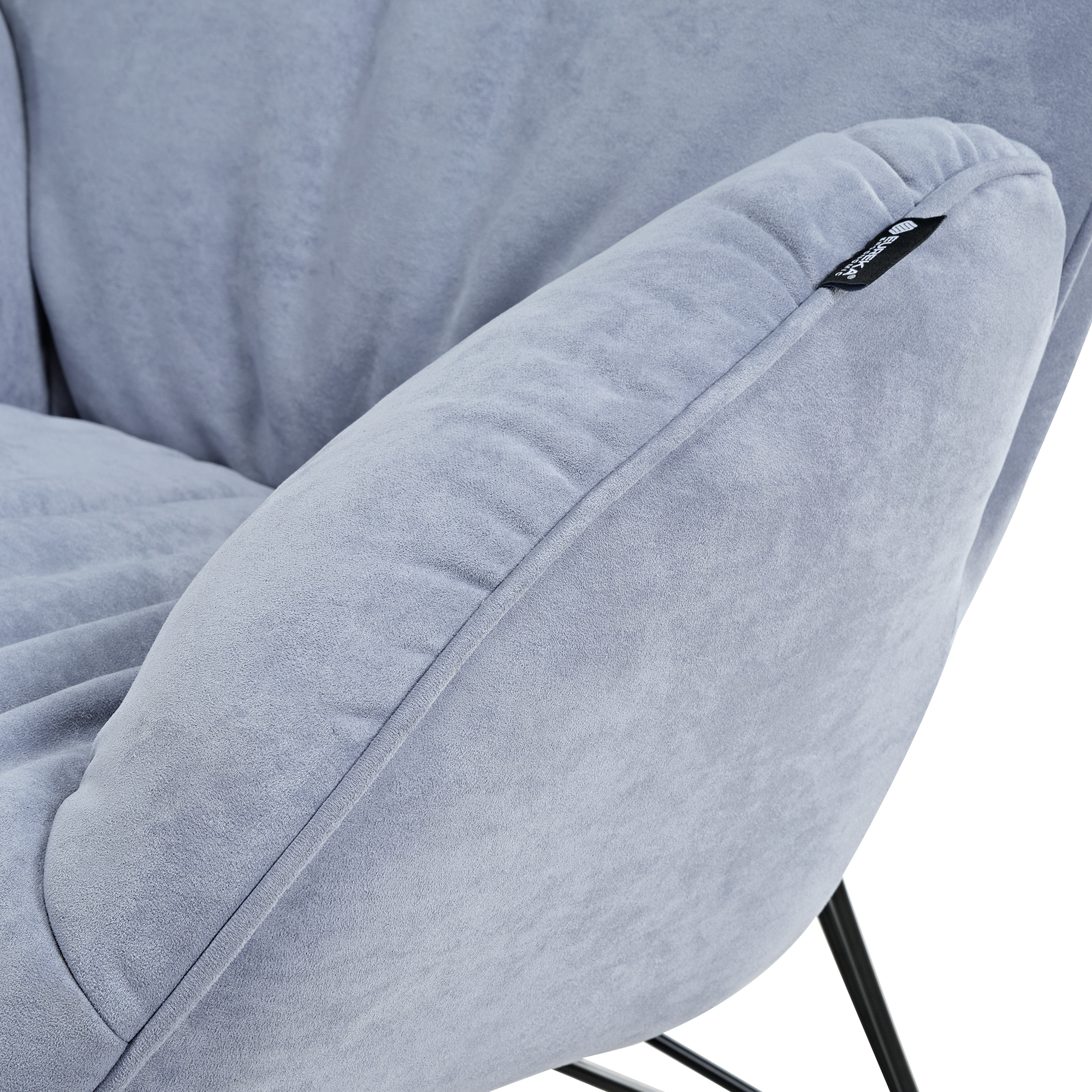 Soft Padded Cozy Lounge Chair, Blue