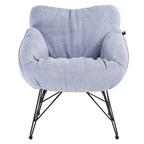 Soft Padded Cozy Lounge Chair, Blue