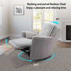 Swivel Rocking Manual Recliner