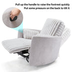 Swivel Rocking Manual Recliner