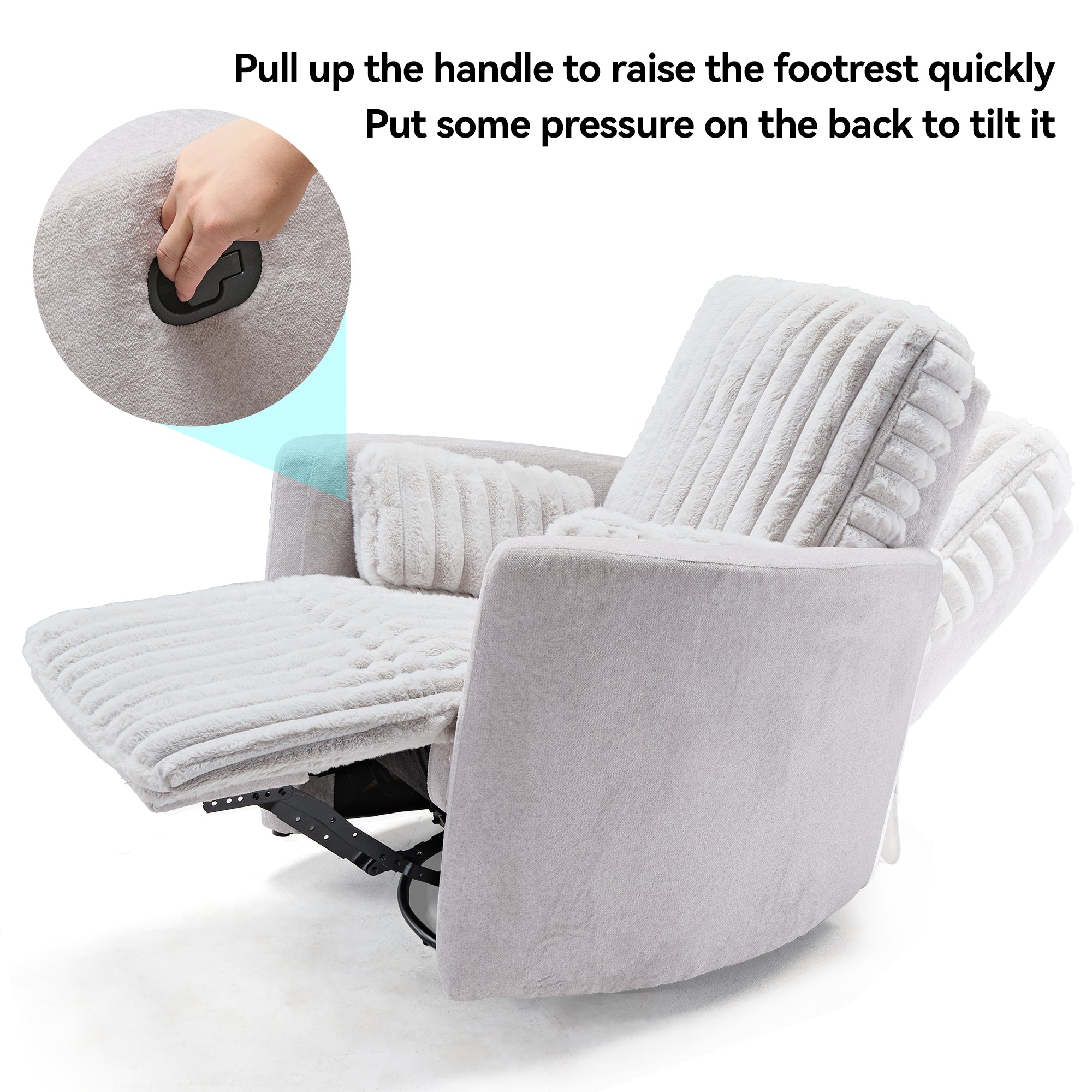 Swivel Rocking Manual Recliner